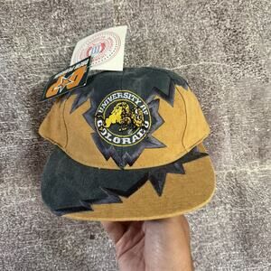 NWT Men's Vintage Drew Pearson Colorado Buffaloes CU Jagged Edge Strapback Hat